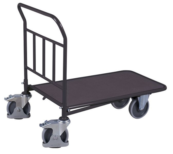 VARIOfit C+C Wagen mit Ladefläche aus Siebdruckplatte, Ladefläche: 880 x 500 mm, RAL 7016 anthrazitgrau, sw-500.111/AG
