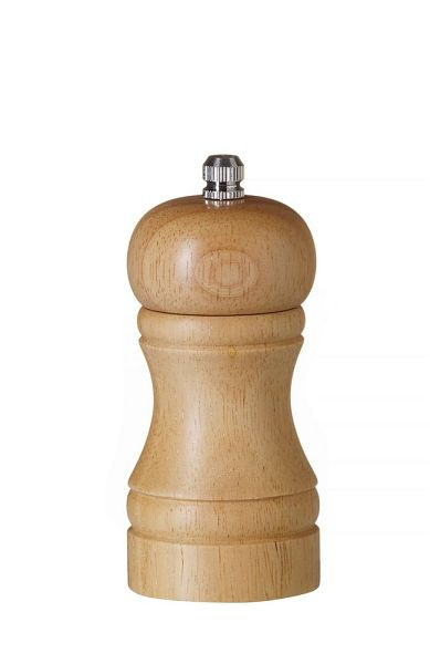 Hendi Salzmühle aus Holz, hell, ø50 x 113mm, Keramik, 469699