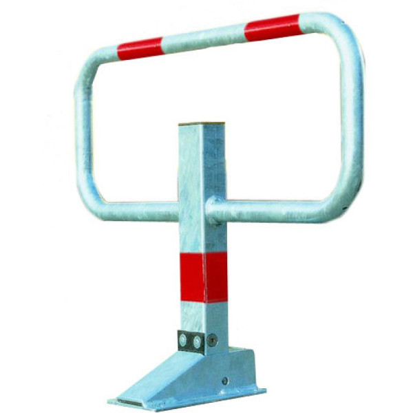 Stein HGS Kipp-Pfosten -SESAMprivat-, zum Einbetonieren, mit reflektierend Rotringen/rot, 11853