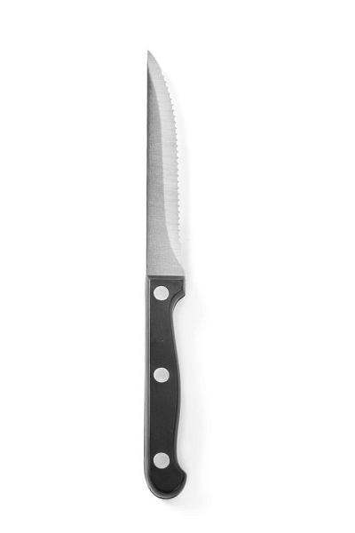 Hendi Steak-Messer, VE: 6 Stück, 215 mm, Edelstahl mit ABS-Griff, 781449