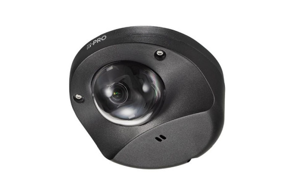 i-Pro Netzwerk Compact Dome S-Serie, 2MP@60fps, 2,4mm Korridorfunktion, IR, IK10, in, schwarz, diskretes Design, WV-S35302-F2L1