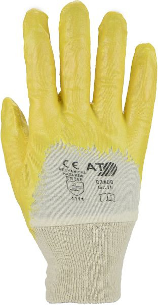 ASATEX Nitril-Handschuh, Farbe: gelb, VE: 144 Paar Größe: 11, 03400-11