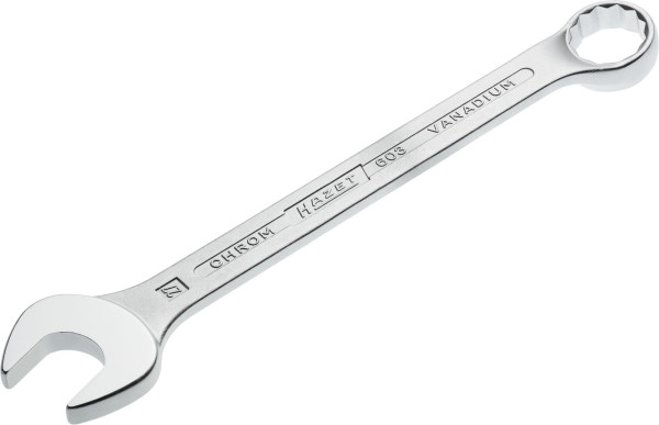 Hazet Ring-Maulschlüssel, Außen-Doppel-Sechskant Profil, 27 mm, 603-27