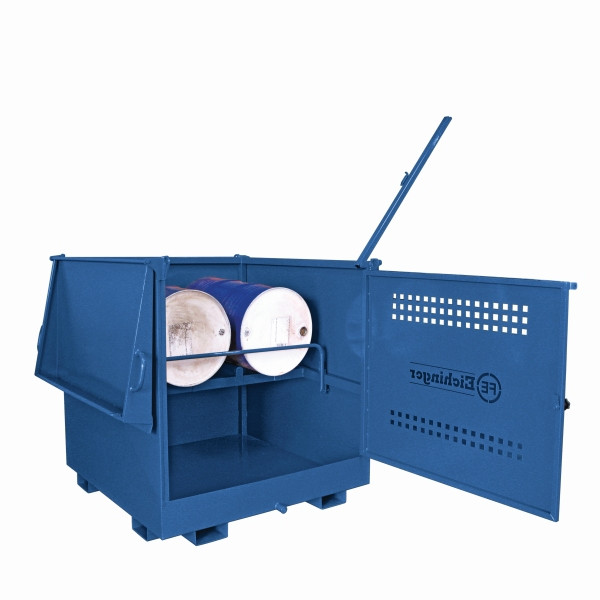 Eichinger Industrie Umweltschutzdepot, Maße 1570 x 1660 x 1705 mm, 3030.7 enzianblau, 30300700000097