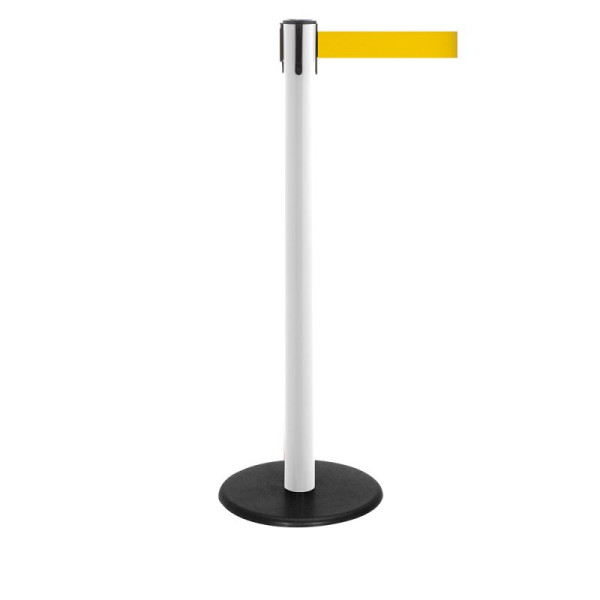 Stein HGS Personenleitsystem -P-Line Famous-, weiß, signalgelb, mit Sicherheitsverschluss (selbstlösend), Gurtlänge: 4 m, 12821-1203