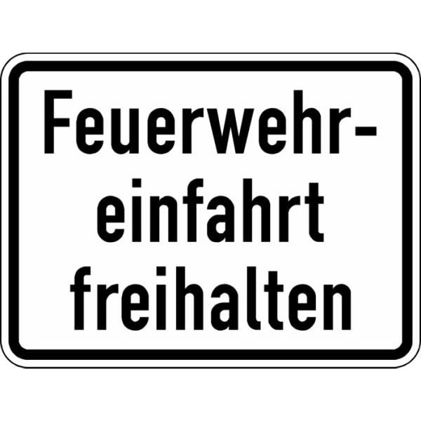 Stein HGS Feuerwehreinfahrt freihalten Nr. 2431, 562x750mm /RA1/Alform, 2431-312