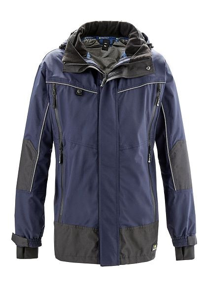 4PROTECT Wetterschutz-Jacke PHILLY, navy/schwarz, Größe: 3XL, 3301-3XL
