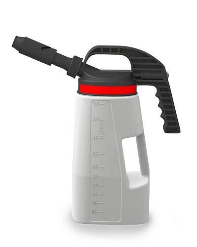 FALCON Abfüllkanne LubriFlex aus HDPE, mit auswechselbarem Auslauf, 5 Liter, 243461