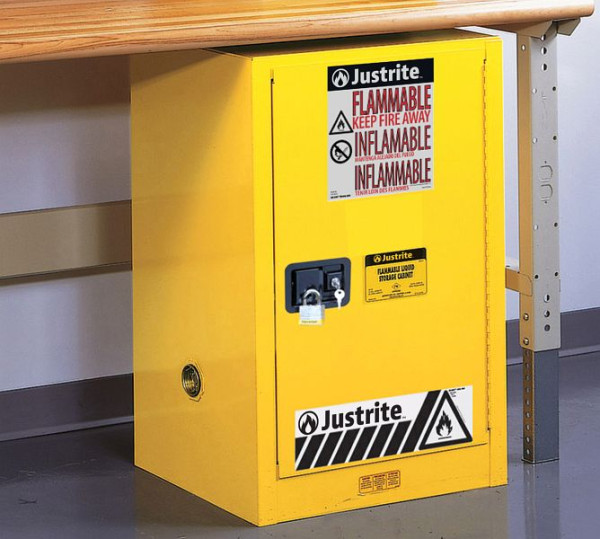 Justrite Compac Sure-Grip EX Sicherheitsschränke 89-CM, 89 x 59 x 46 cm, Tür selbstschließend, JCB8912201