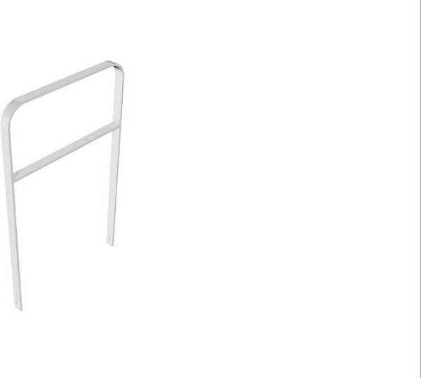 Schake Flachstahlbügel 50x12mm, zum Einbetonieren in gebogener Ausführung Breite: 750mm Gesamthöhe: 1200 mm mit Querholm feuerverzinkt, 4051_075