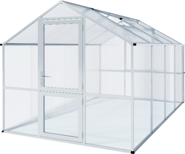 KGT Gewächshaus Rose IV, pressblank, 4.29 x 2.33 x 2.15 m, 11400000