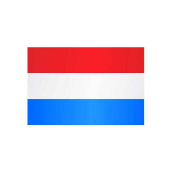 Stein HGS Länderflagge Luxemburg (ohne Wappen), 150 x 250 cm (Querformat), mit Seil und Schlaufe, FlagTop 160 g/m², für Fahnenmasten ab 8 m, ohne Hohlsaum, 27151