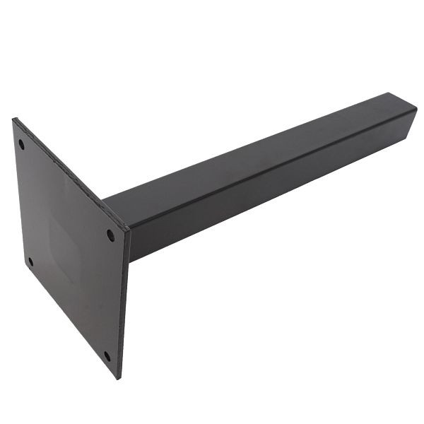 Mendler Bodenhülse für Sarthe-WPC-Pfosten, Schraubanker Bodenanker, Betonbefestigung Rundeisen verzinkt, 76121