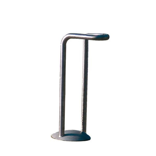 Stein HGS Einzelparker/Fahrradständer -Vesta-, RAL 6009 tannengrün, verzinkt und beschichtet, mit Abdeckplatte, RAL 6005 moosgrün, verzinkt und beschichtet, 25414-05