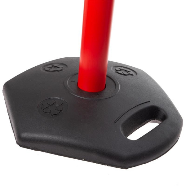 ALLPAX STOPPO XL Absperrständer Outdoor rot mit Zugband rot weiß, 10011728