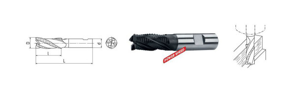 ELMAG HSSE PM-Schaftfräser DIN 844, Ø 30,0 mm (kurz), 73111