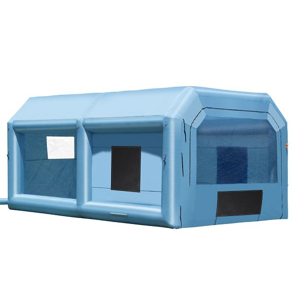 VEVOR Aufblasbare Lackierkabine Sprühfarbe, 6,4 x 4,1 x 3 m, mit 1100 W leistungsstarkem Gebläse & Luftfiltersystem, CQSPQFLSKCGLKXHNXV2